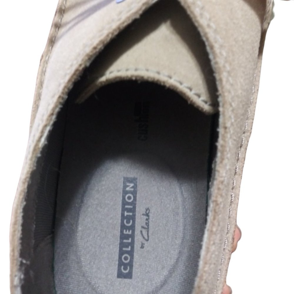 Collection by Clarks Gosler Edge Sand Contrasting Colors Suede Canvas Me… - Picture 8 of 16